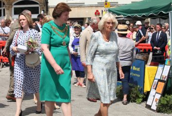 The Mayor and Duchess of Cornwall